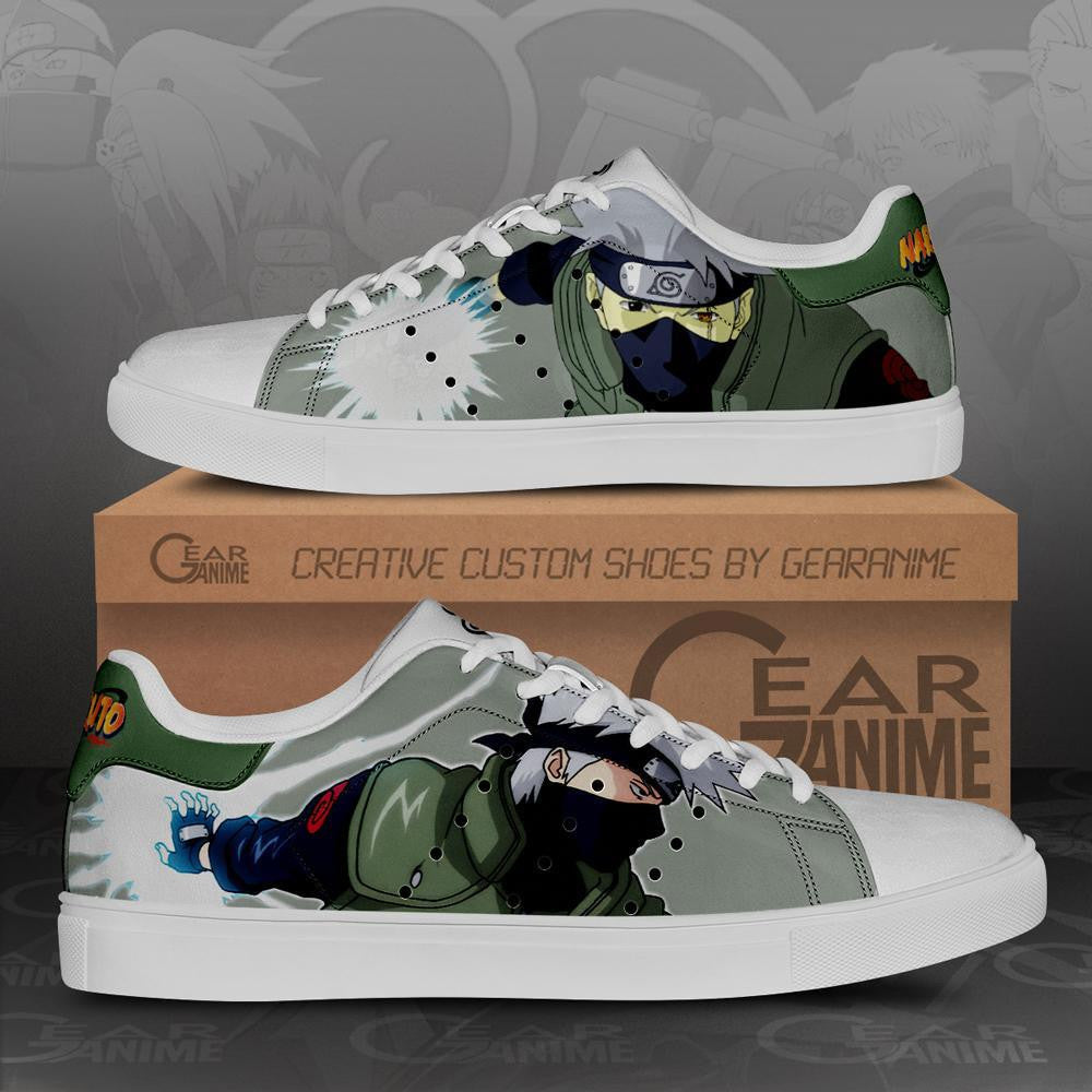 Custom Kakashi Anime Skate Shoes – Naruto Inspired Custom Footwear