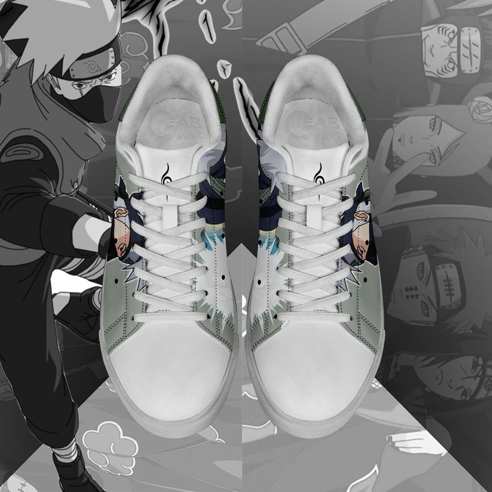 Custom Kakashi Anime Skate Shoes – Naruto Inspired Custom Footwear