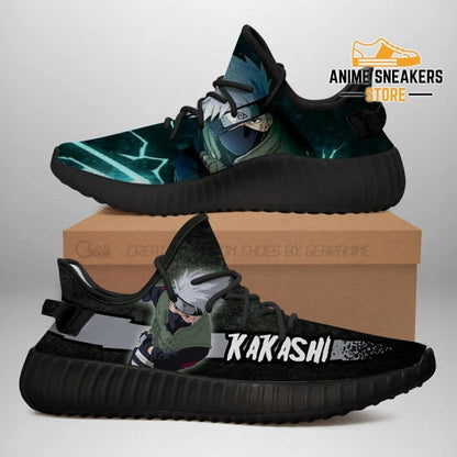 Custom Kakashi Anime Sneakers – Naruto Fan Gift – Yeezy Style Footwear TT03