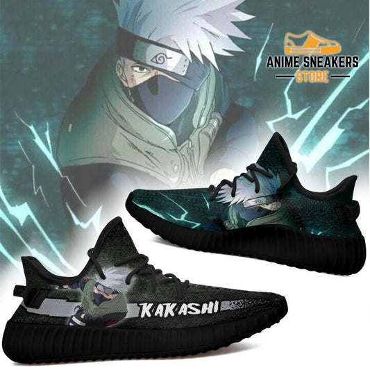 Custom Kakashi Anime Sneakers – Naruto Fan Gift – Yeezy Style Footwear TT03