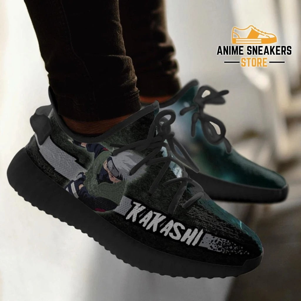 Custom Kakashi Anime Sneakers – Naruto Fan Gift – Yeezy Style Footwear TT03