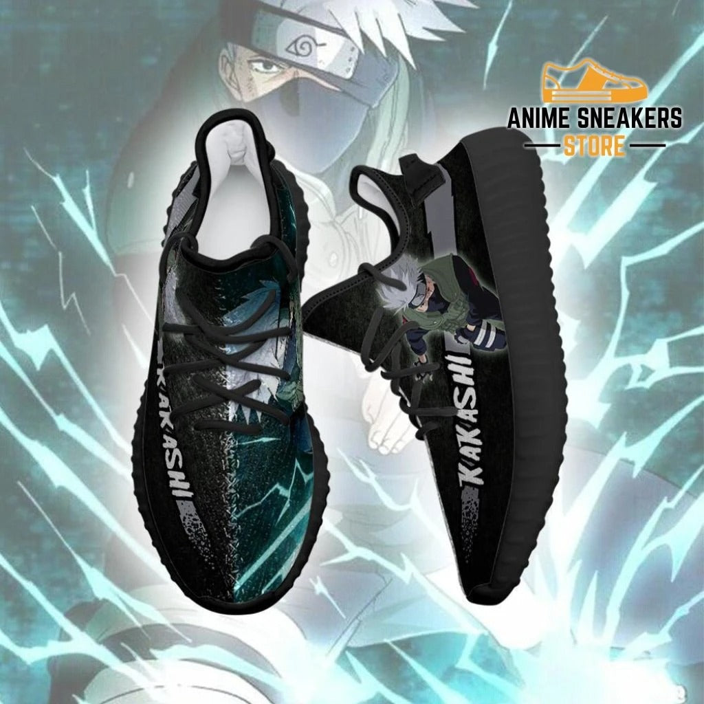 Custom Kakashi Anime Sneakers – Naruto Fan Gift – Yeezy Style Footwear TT03