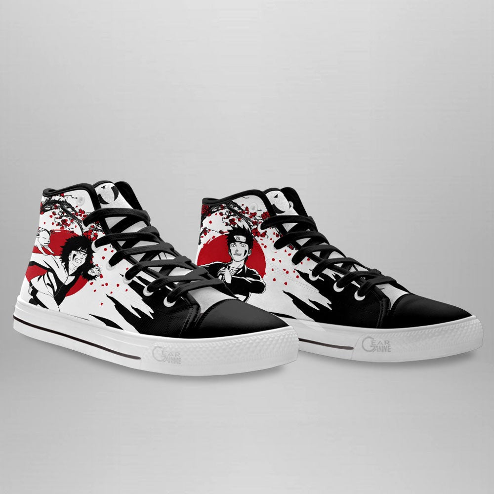 Custom Kiba Inuzuka Anime High Top Sneakers – Naruto Japan Style Footwear