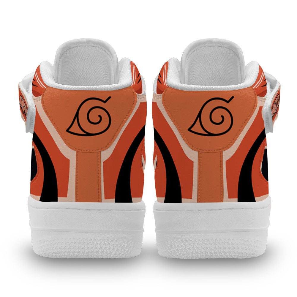 Custom Naruto Anime Shoes – Nrt Uzumaki Baryon Mode Sneakers Air Mid Footwear
