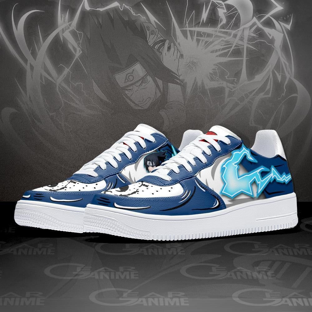 Custom Sasuke Chidori Air Sneakers – Naruto Anime Shoes