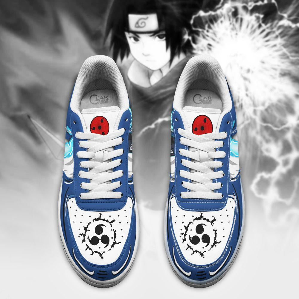 Custom Sasuke Chidori Air Sneakers – Naruto Anime Shoes