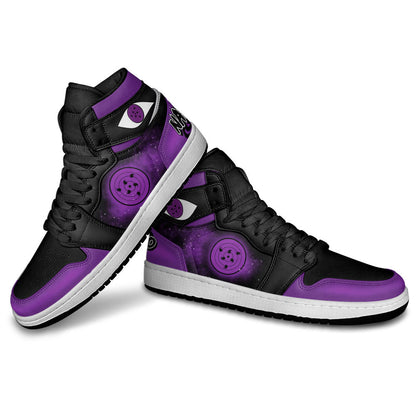 Custom Sasuke Uchiha Rinnegan Anime Sneakers – Naruto Dojutsu Shoes NRT Design