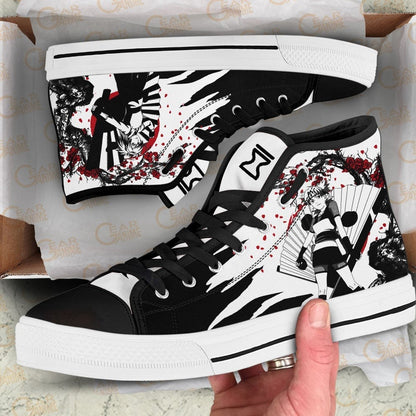 Custom Temari Anime High Top Sneakers – Naruto Japan Style Footwear