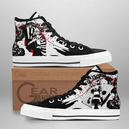 Custom Temari Anime High Top Sneakers – Naruto Japan Style Footwear