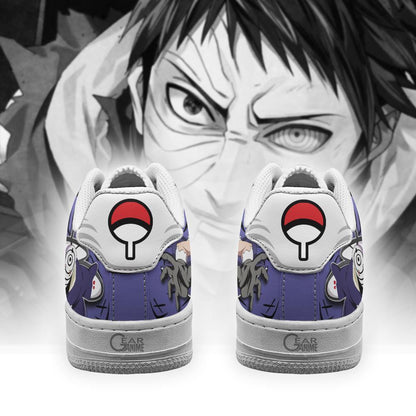 Custom Uchiha Obito Anime Air Sneakers – Naruto Shoes for Men and Women.