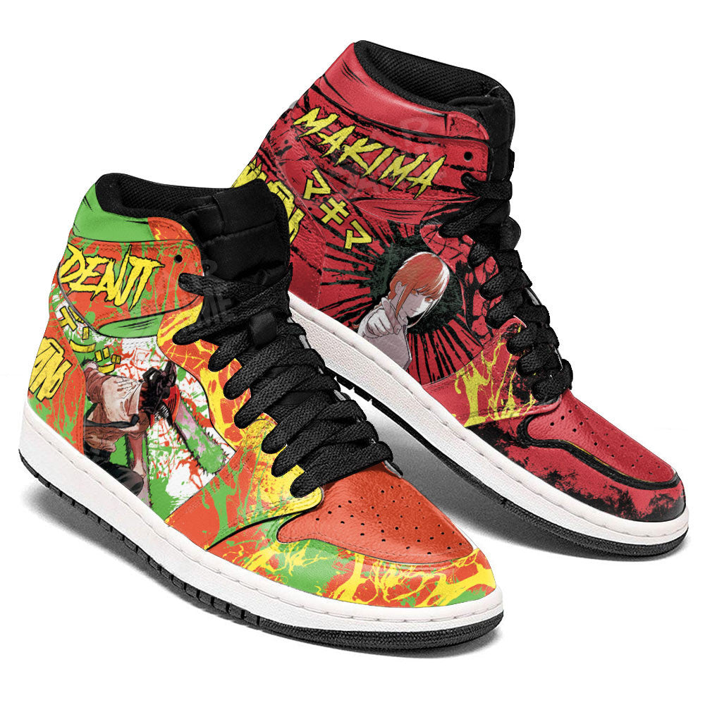 Denji and Makima J1 Sneakers Anime