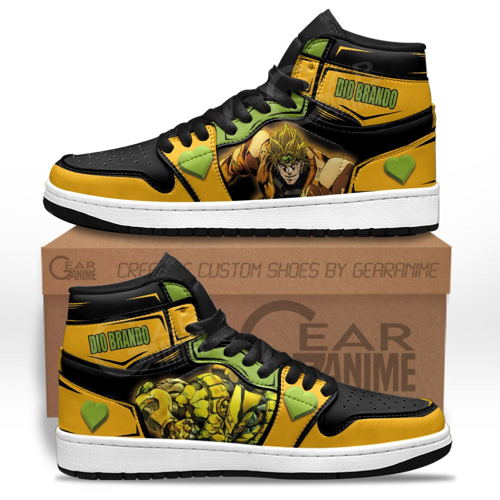 Dio Brando Custom Anime Shoes For JoJo's Fans