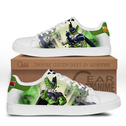 Dragon Ball Cell Skate Sneakers Custom Anime Shoes