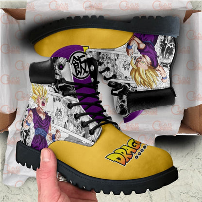 Dragon Ball Gohan Super Saiyan Boots Custom Manga Anime Shoes