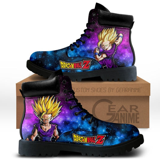 Dragon Ball Gohan Super Saiyan Boots Shoes Anime Galaxy Style NTT0512