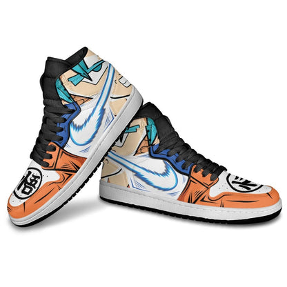 Dragon Ball Goku Blue JD1 Sneakers Anime Custom Face