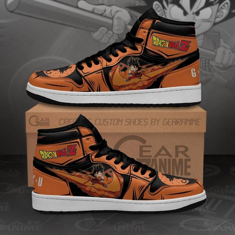 Dragon Ball Goku Flying Nimbus Custom Anime Shoes