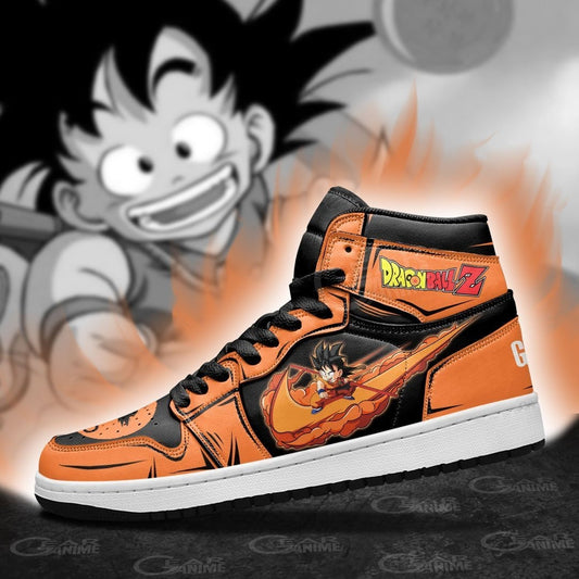 Dragon Ball Goku Flying Nimbus Custom Anime Shoes