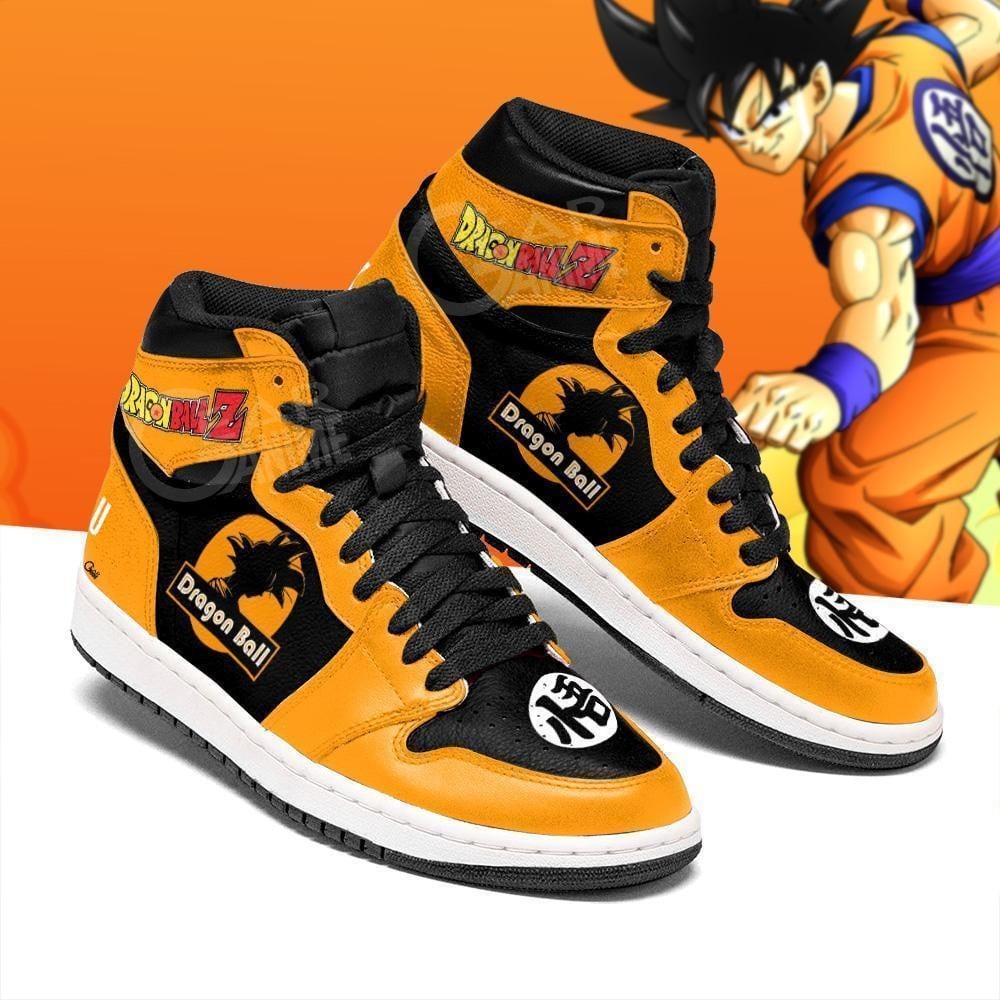 Dragon Ball Goku Sneakers Silhouette Custom Anime Shoes
