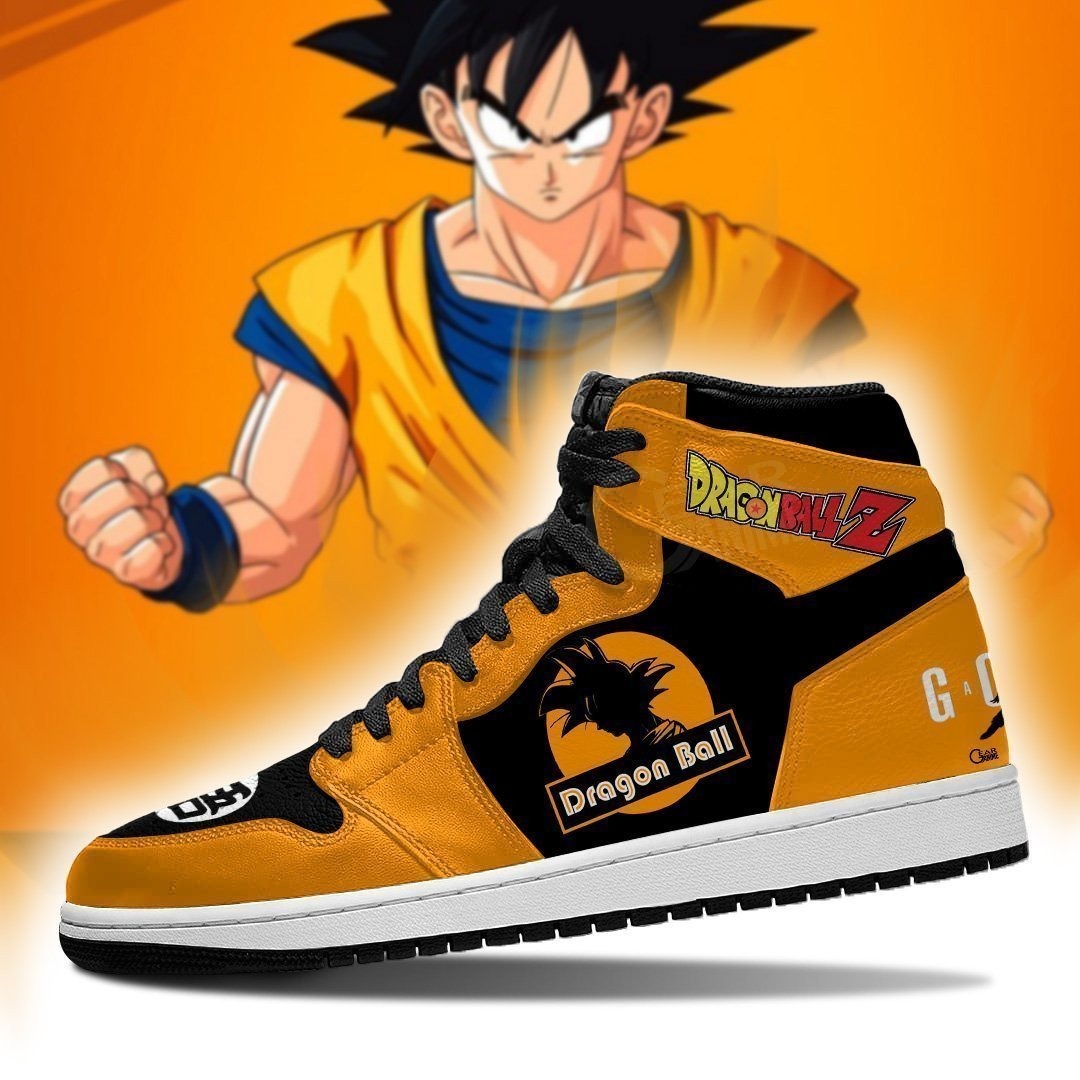 Dragon Ball Goku Sneakers Silhouette Custom Anime Shoes