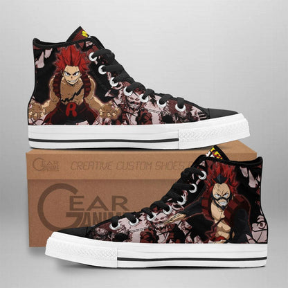 Eijiro Kirishima High Top Shoes Custom Anime Sneakers