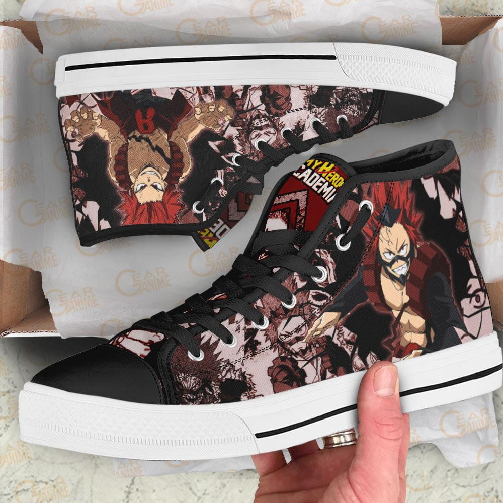 Eijiro Kirishima High Top Shoes Custom Anime Sneakers