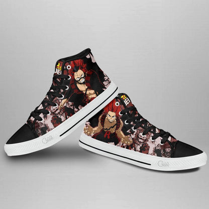 Eijiro Kirishima High Top Shoes Custom Anime Sneakers