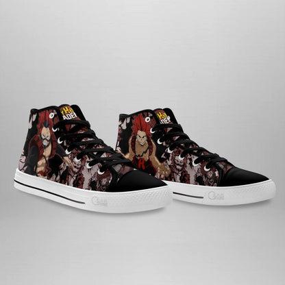 Eijiro Kirishima High Top Shoes Custom Anime Sneakers