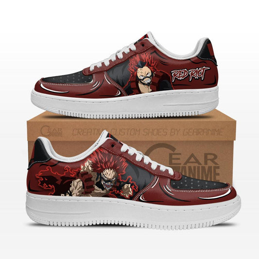 Eijiro Red Riot Sneakers Custom Anime Shoes