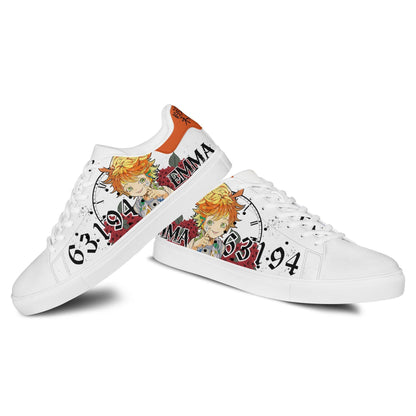 Emma 63194 Skate Sneakers Custom The Promised Neverland Anime Shoes