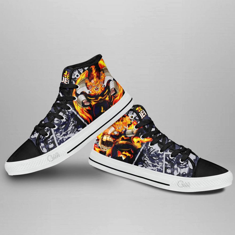 Endeavor High Top Shoes Custom Anime Sneakers