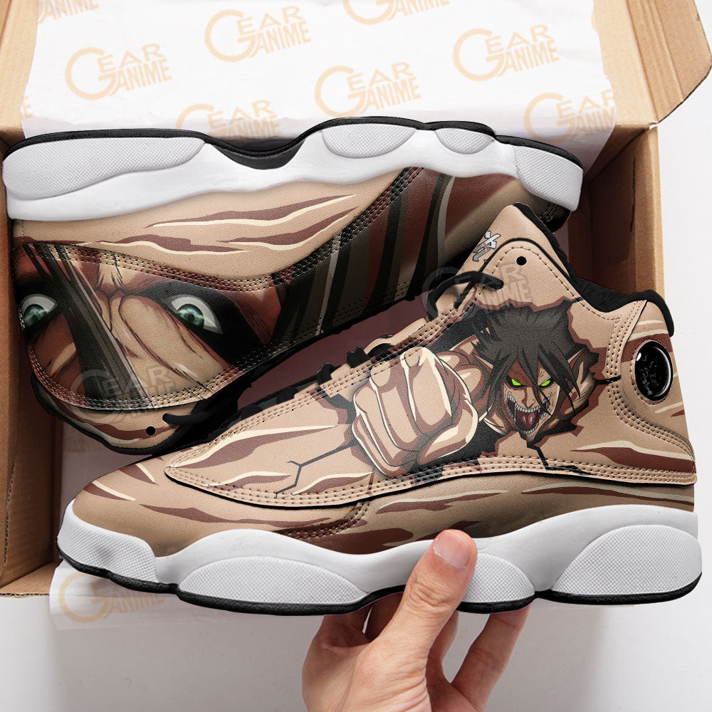 Eren Titan J13 Sneakers Shingeki Shoes