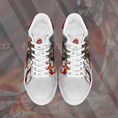 Eren Titan Skate Sneakers Custom Anime Shoes PN10