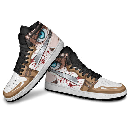 Eren Yeager Sneakers Shingeki Custom Anime Shoes