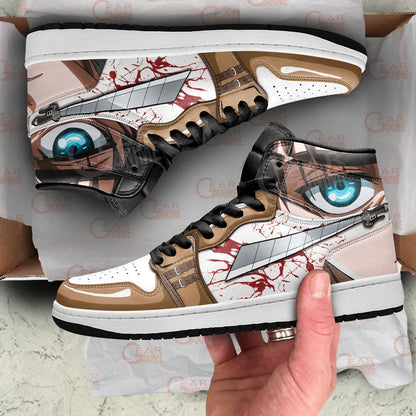 Eren Yeager Sneakers Shingeki Custom Anime Shoes