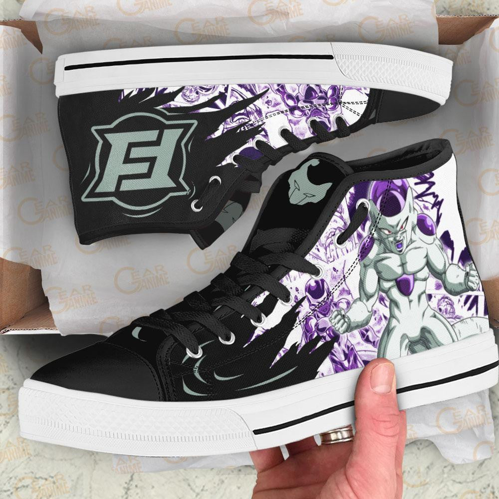 Frieza High Top Shoes Custom Manga Anime Dragon Ball Sneakers