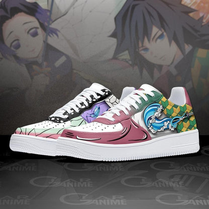 Giyuu and Shinobu Sneakers Skill Anime Shoes