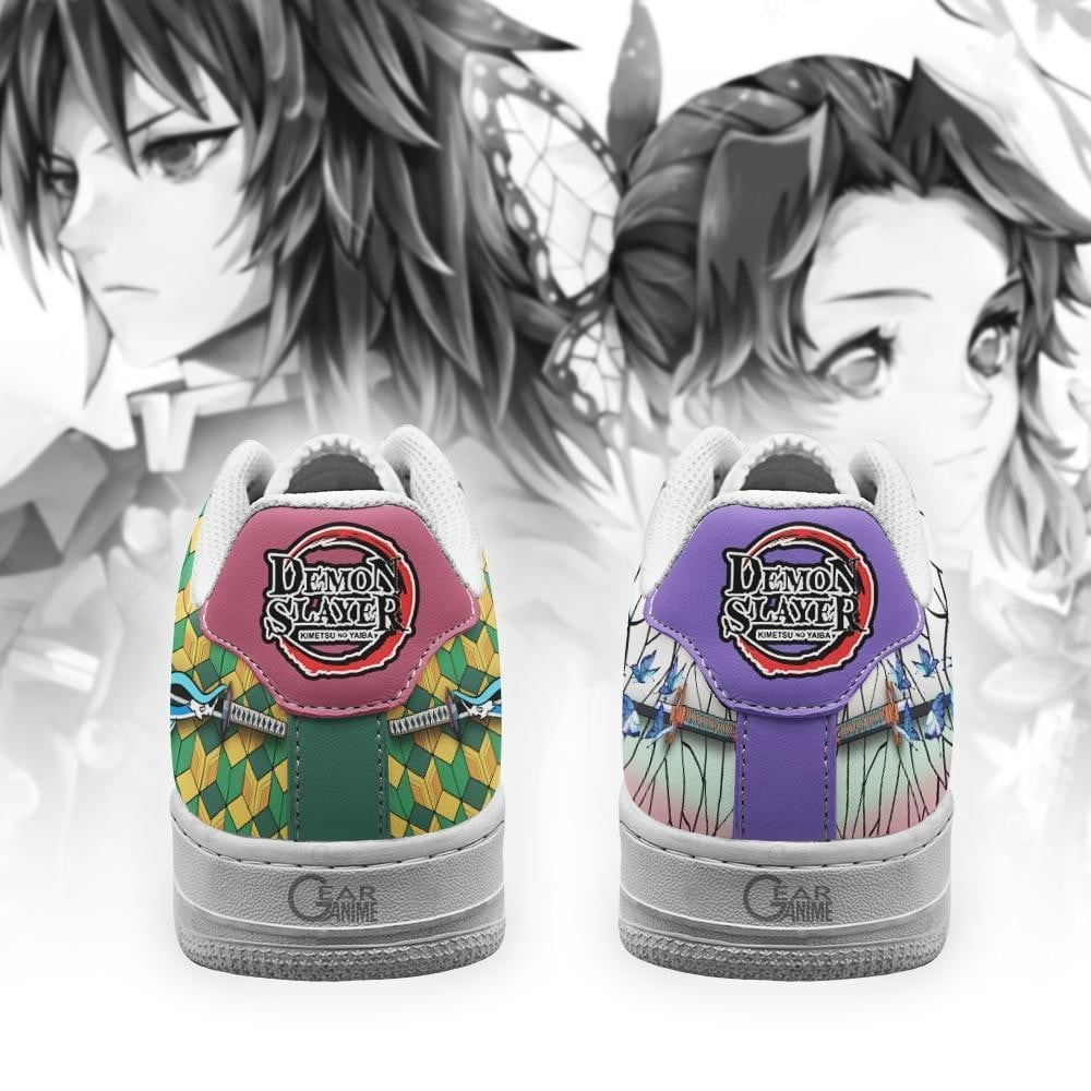 Giyuu and Shinobu Sneakers Skill Anime Shoes