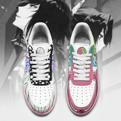 Giyuu and Shinobu Sneakers Skill Anime Shoes