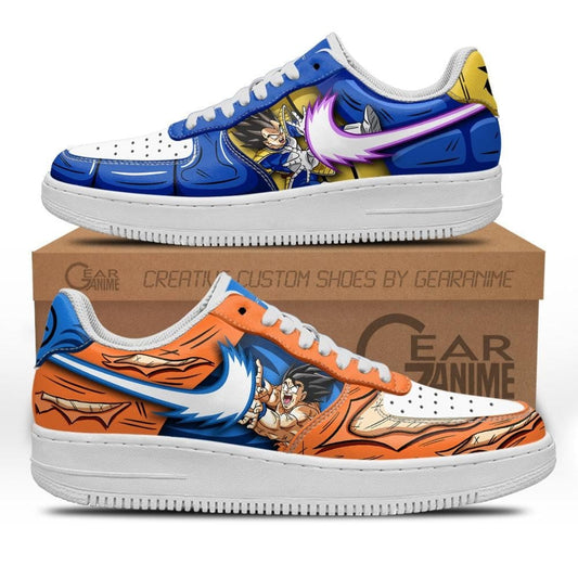 Goku and Vegeta Low Sneakers NAF08