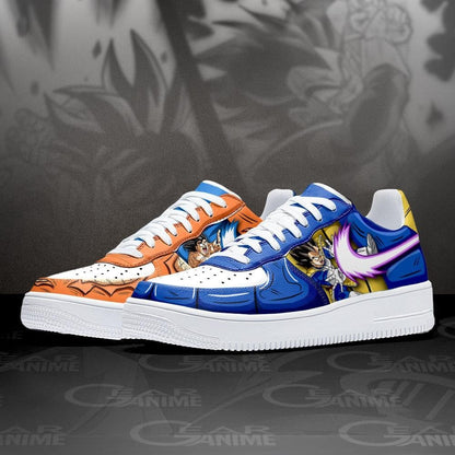 Goku and Vegeta Low Sneakers NAF08