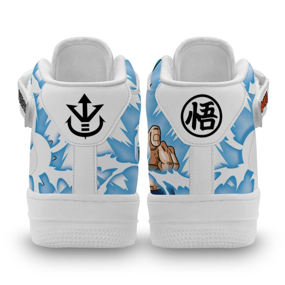 Goku and Vegeta Whis Air Mid Shoes