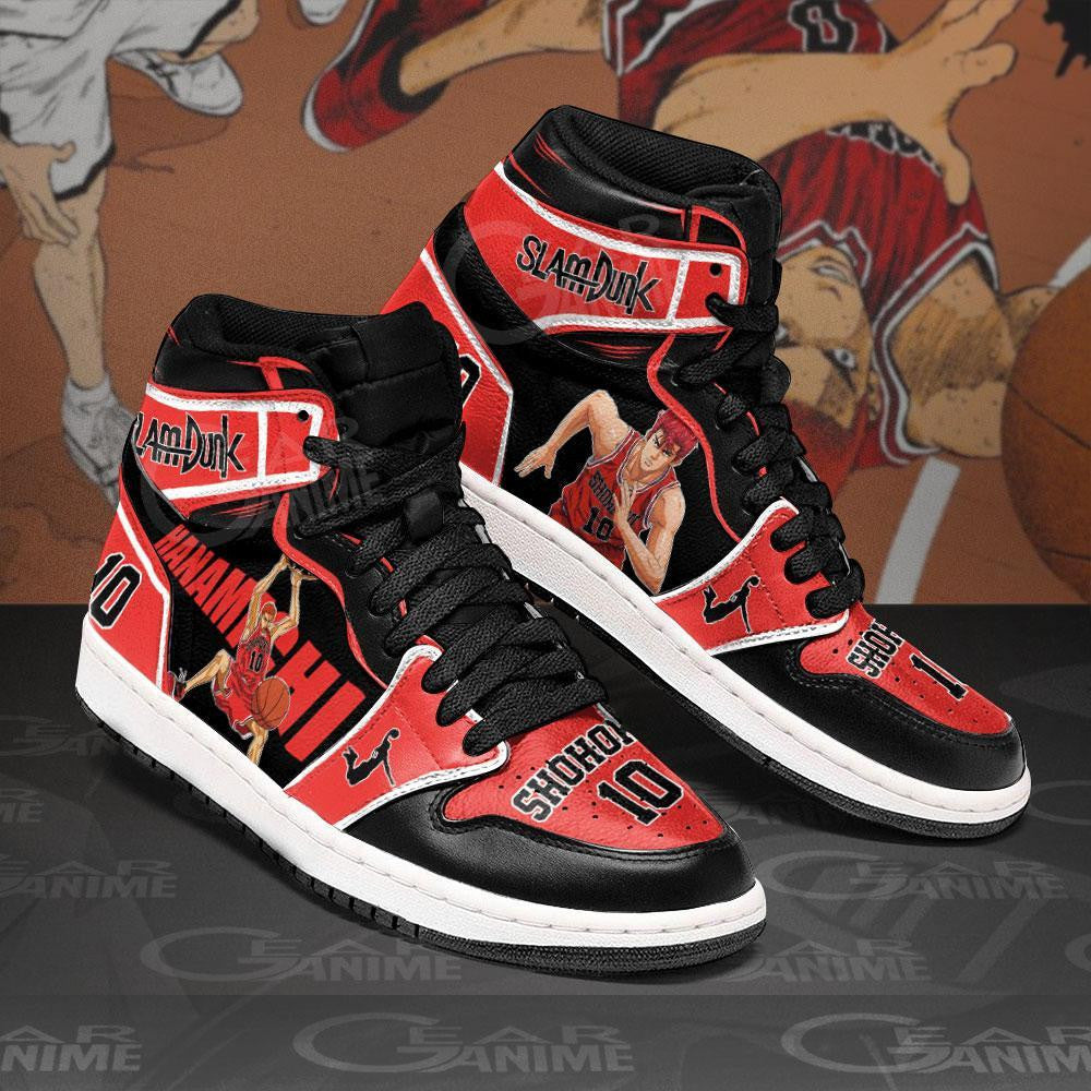 Hanamichi Sakuragi Sneakers Custom Anime Slam Dunk Shoes