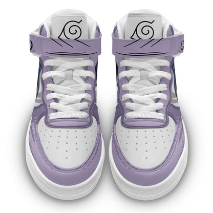 Hinata Hyuga Anime Custom Sneakers – Naruto Air Mid Shoes