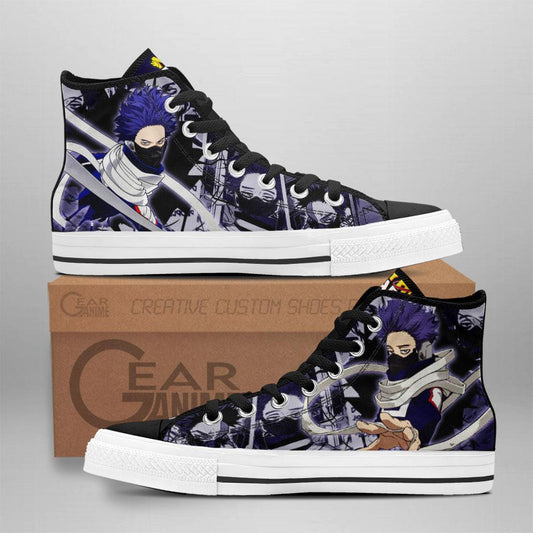 Hitoshi Shinso High Top Shoes Custom Anime Sneakers