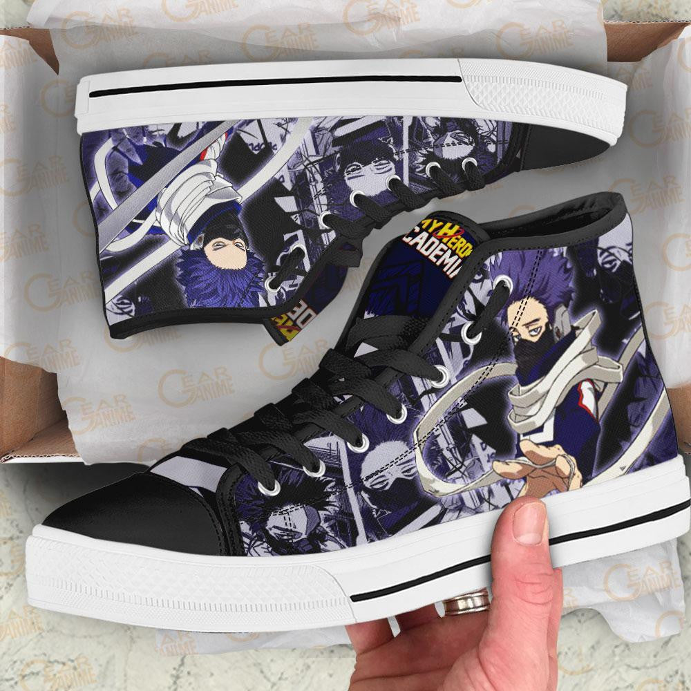 Hitoshi Shinso High Top Shoes Custom Anime Sneakers