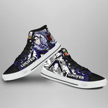 Hunter x Hunter Feitan High Top Shoes Custom Manga Anime Sneakers