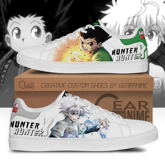 Hunter x Hunter Gon and Killua Skate Shoes Custom Anime Shoes