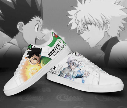 Hunter x Hunter Gon and Killua Skate Shoes Custom Anime Shoes