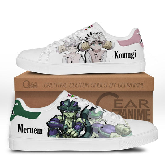Hunter x Hunter Meruem and Komugi Skate Sneakers Custom Anime Shoes